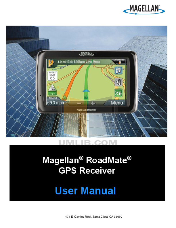 magellan roadmate gps manual
